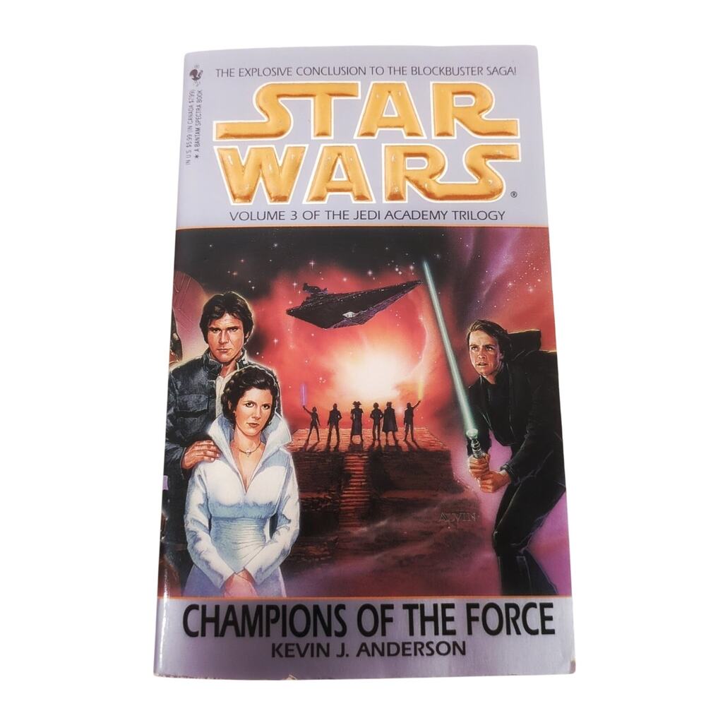 Star Wars Champions of the Force Kevin J Anderson 1994 1st Print Paperback